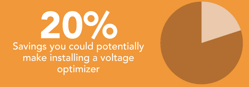 Voltage optimzer saves energy